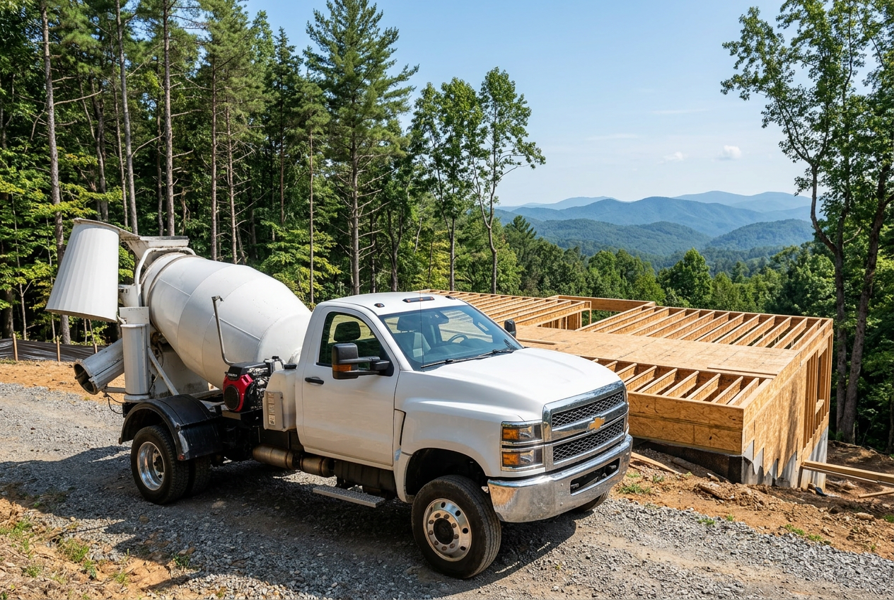 Mountain Mini-Mix concrete truck