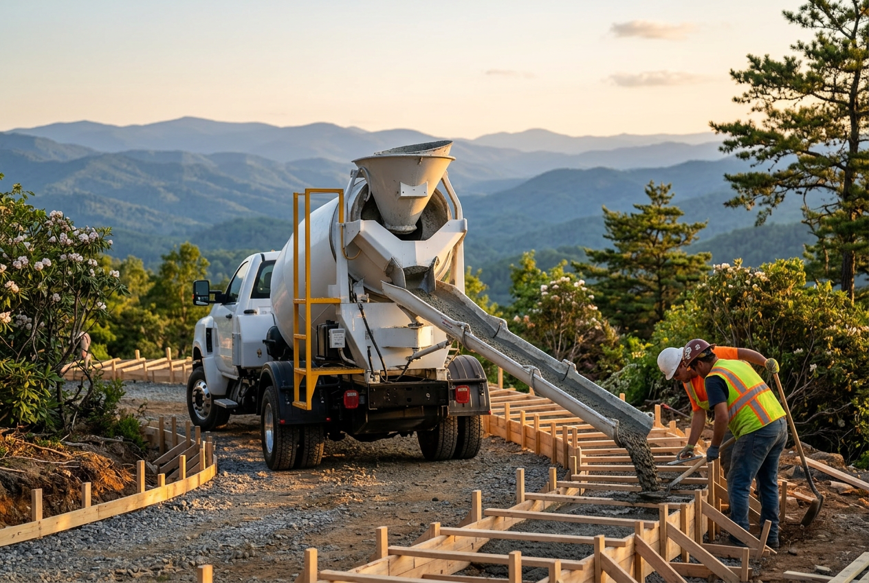 Mountain Mini-Mix concrete truck